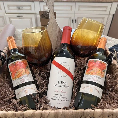 A Basket of Fine Wines