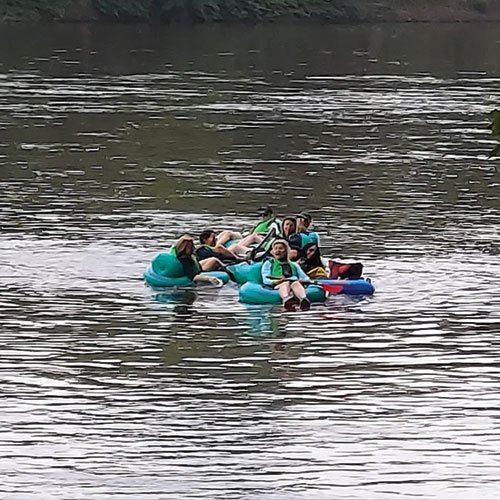 A River Tubing Trip for Two