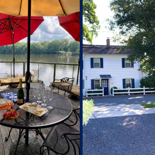 Champagne Cocktails on the Delaware