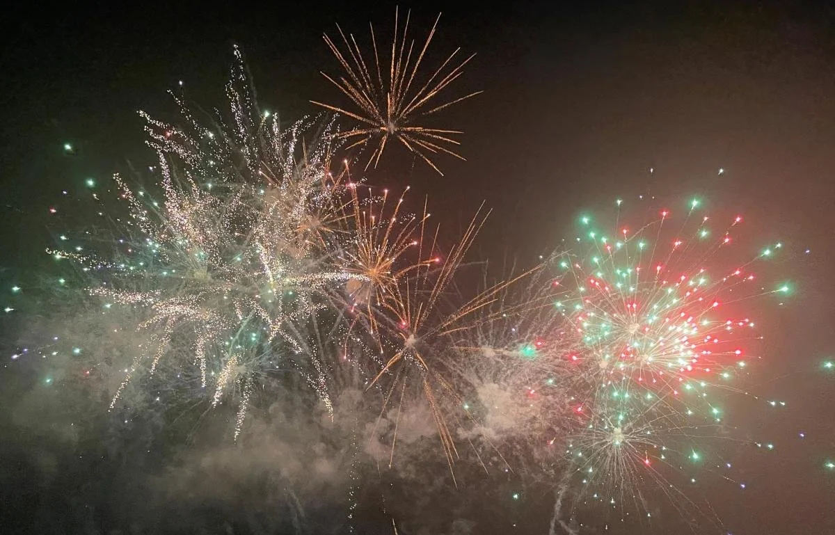 Fireworks Over the Delaware