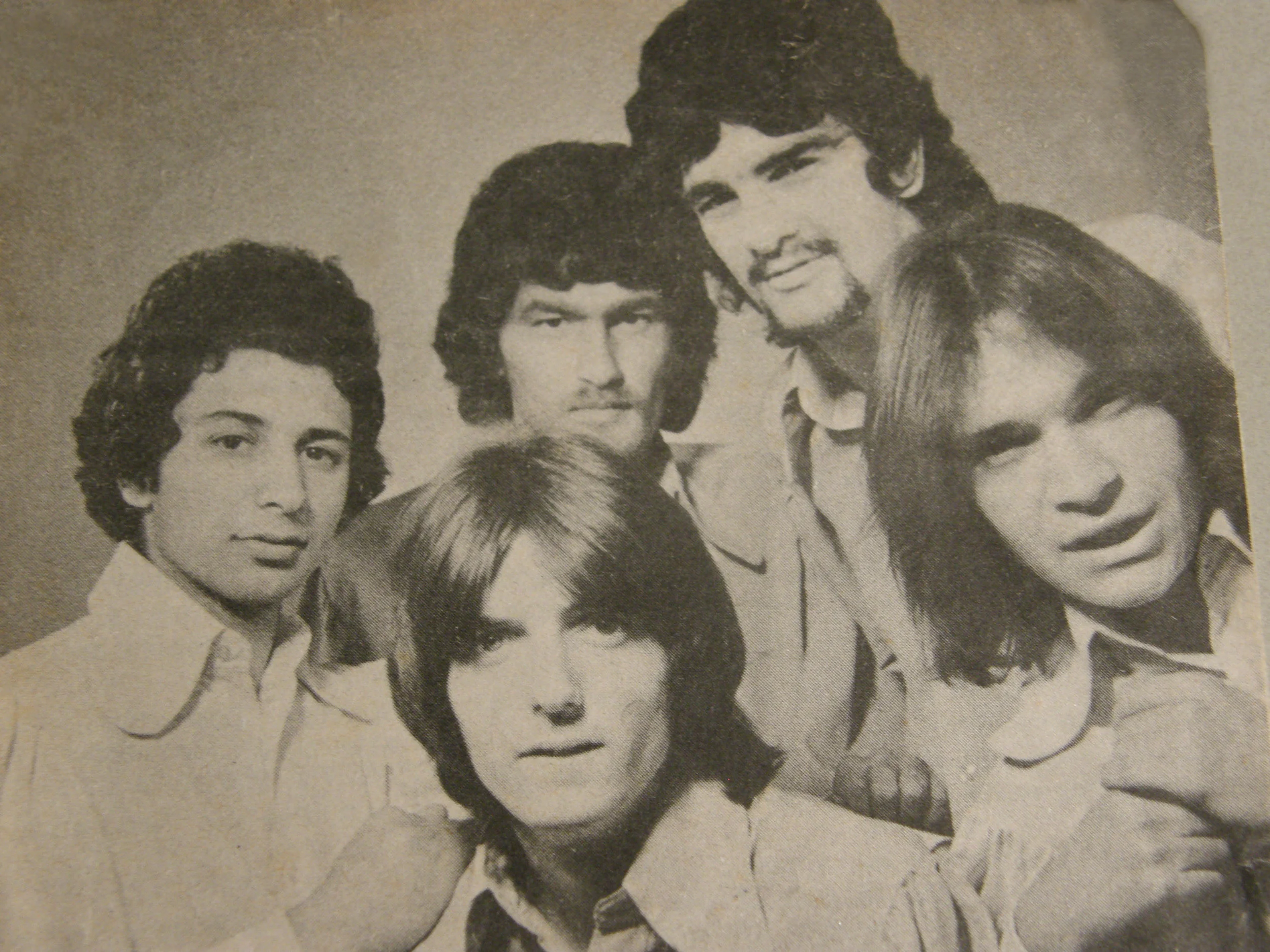 The Truth 1969 (from left) Jimmy Squadrito, Russell Bayne, Bob Lounder, Barry Dean, George Kent.