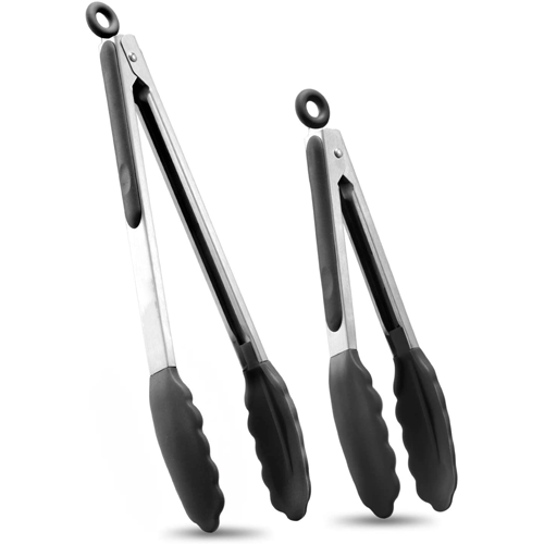 Cook Works - Silicone Specialty Tongs, 2-Pack