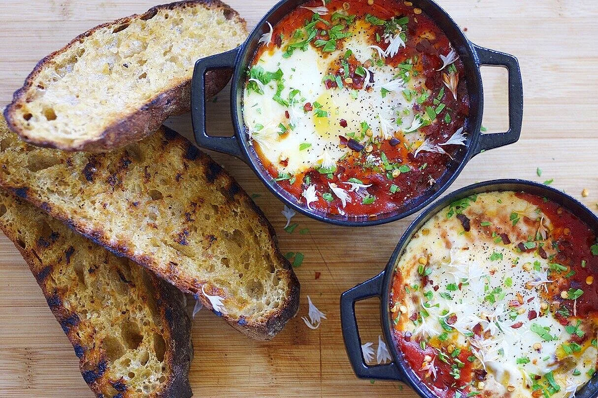 Shakshuka, my style (Baked Eggs) 