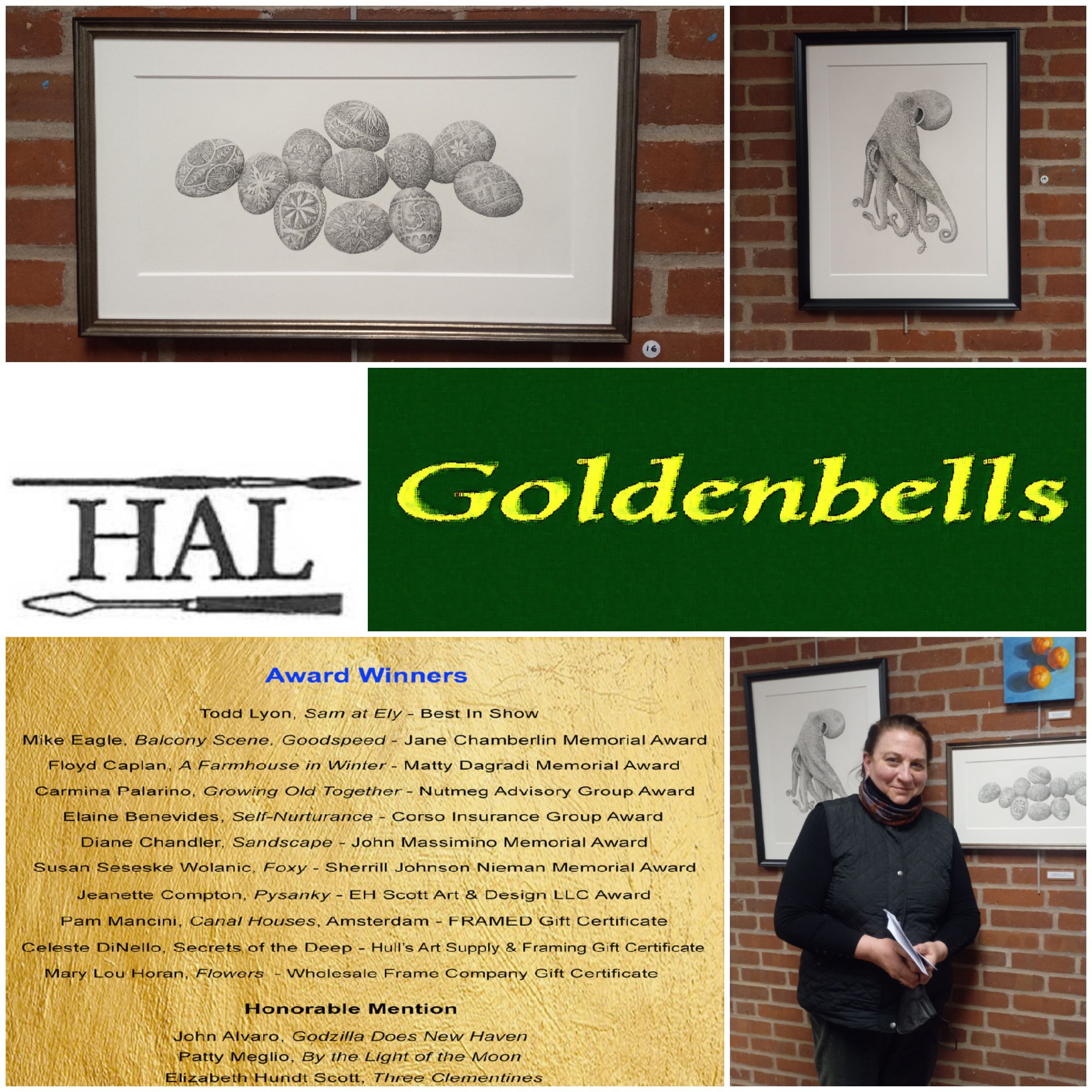  Hamden Art League Goldenbells Art Exhibit, April 5th, 2022