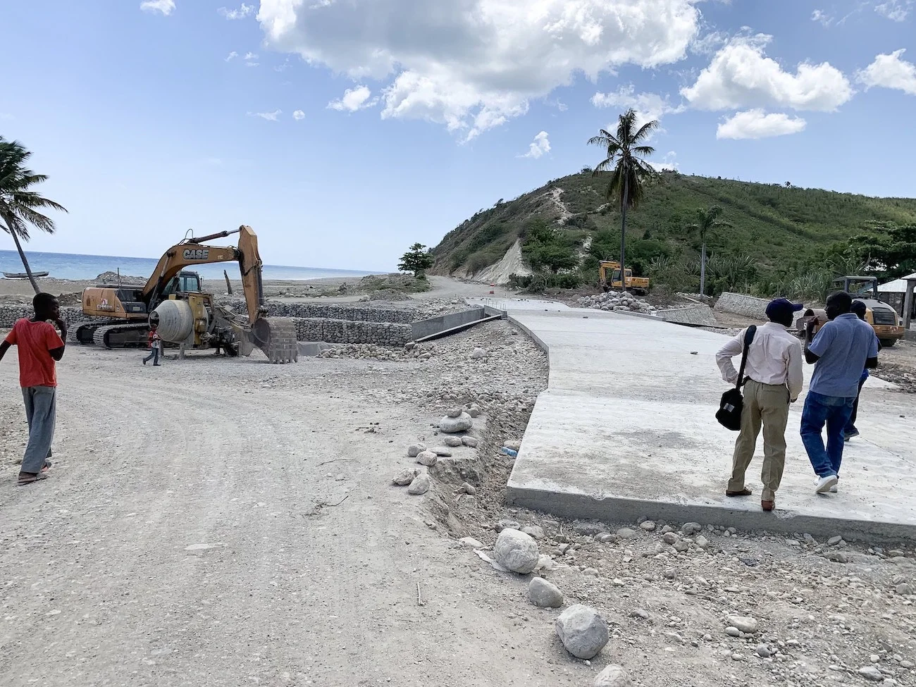 THE ROAD IS NOW BEING REBUILT!
