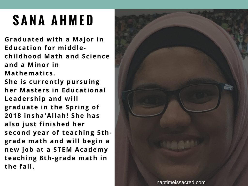 Episode 24 Muslim Women In S.T.E.M. with Sana Ahmed-Math Teacher
