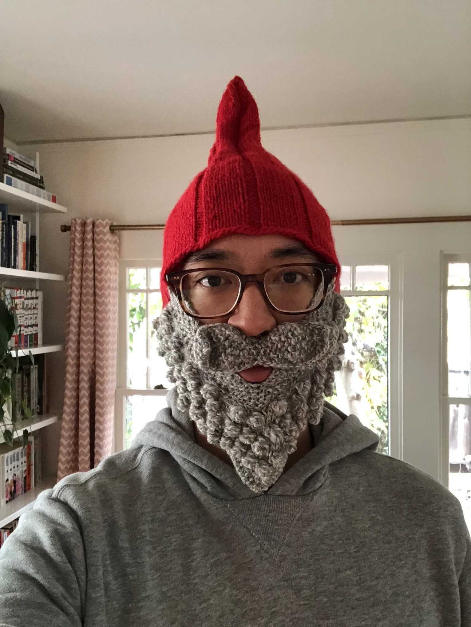 Christmas also means the gnome hat comes out
