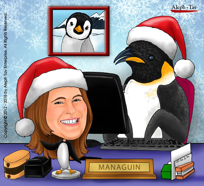 christmas-gifts-colleague-caricature.jpg