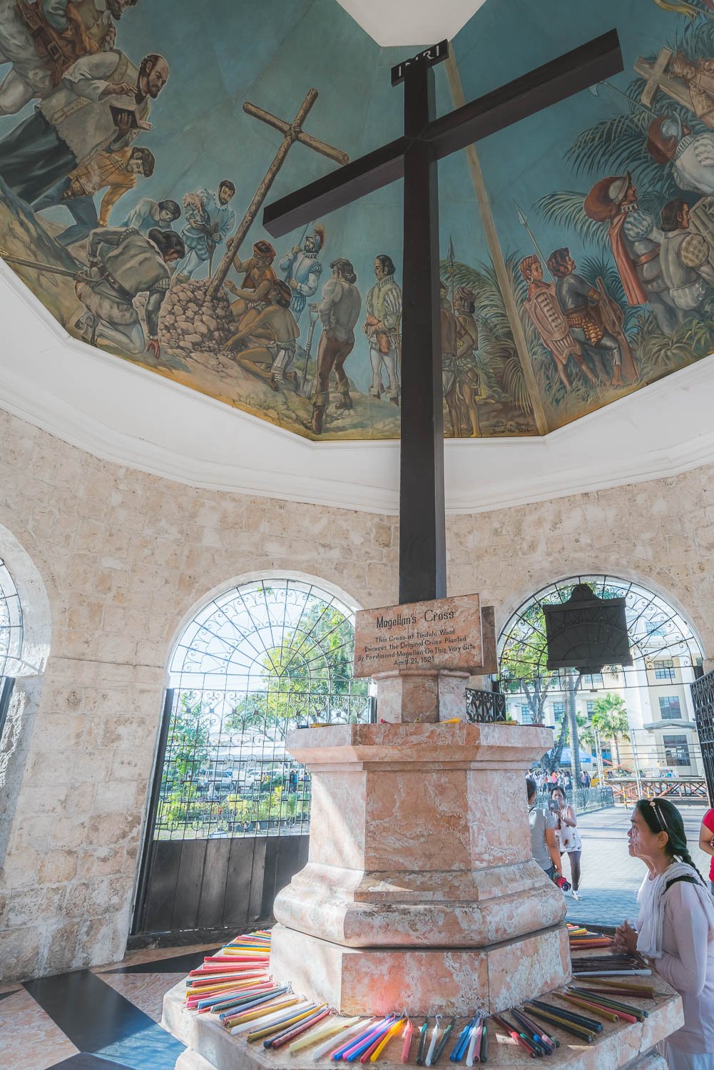 The Cross of Magellan Historical Marker