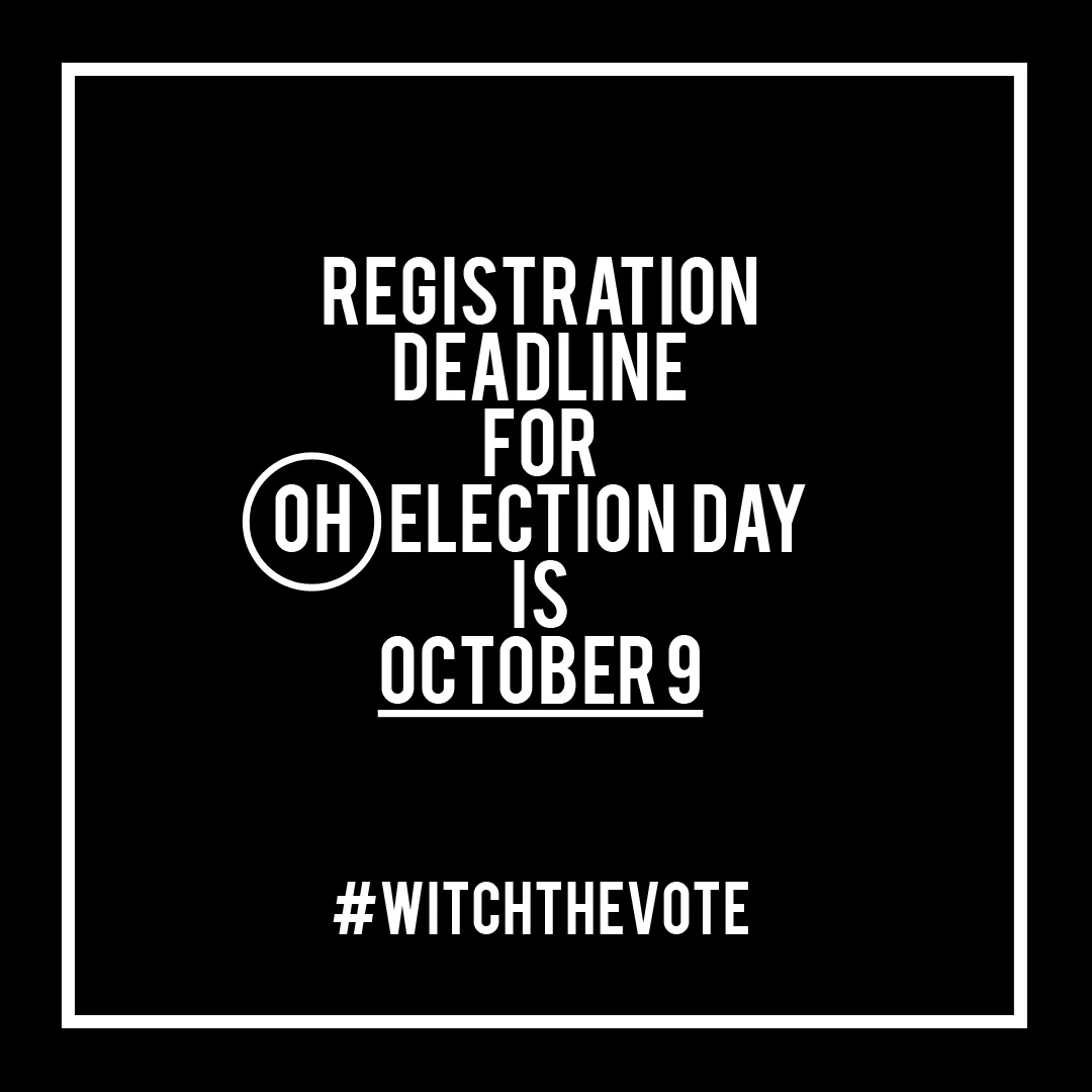 Ohio Voter Registration Deadline