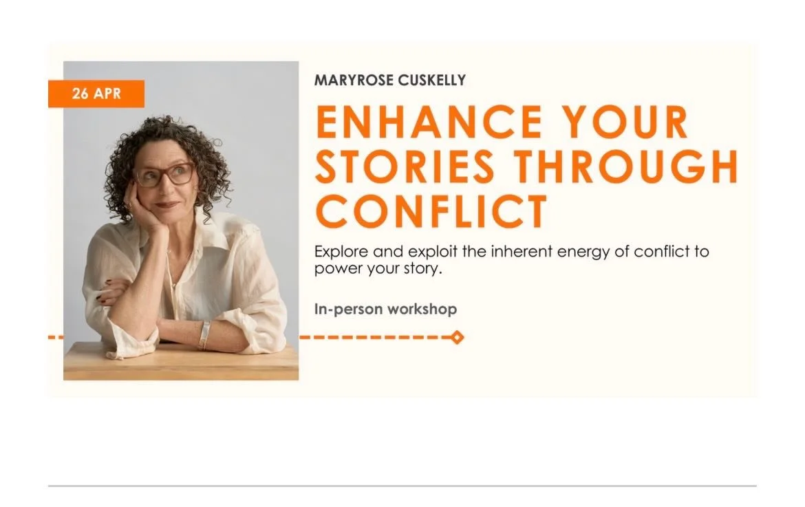 I&rsquo;m heading to Brissy in April to present a workshop at Queensland Writers Centre on how conflict can energise storytelling. See link in bio for details and bookings. Can&rsquo;t wait! @qldwriters