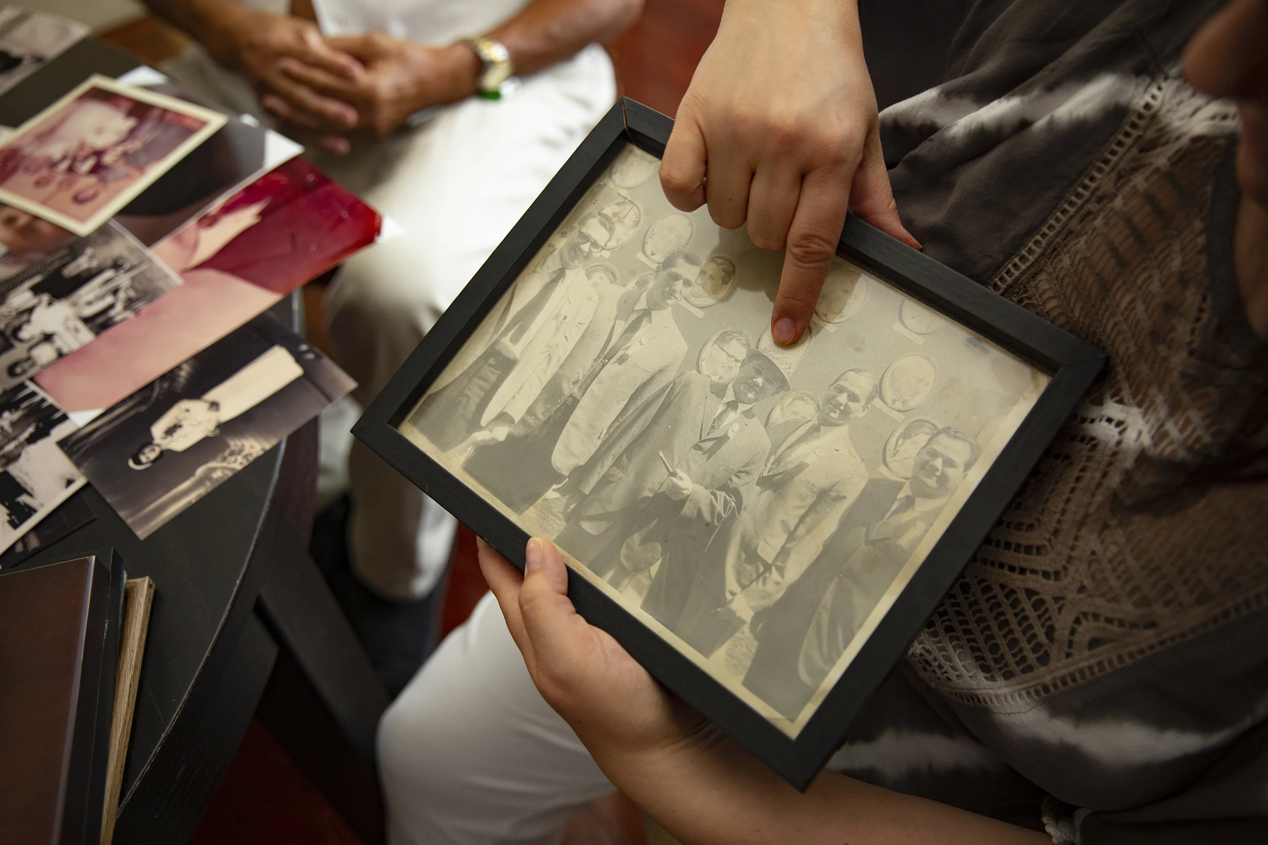  Looking through my family album at Cousin Kelly’s house, 2020 