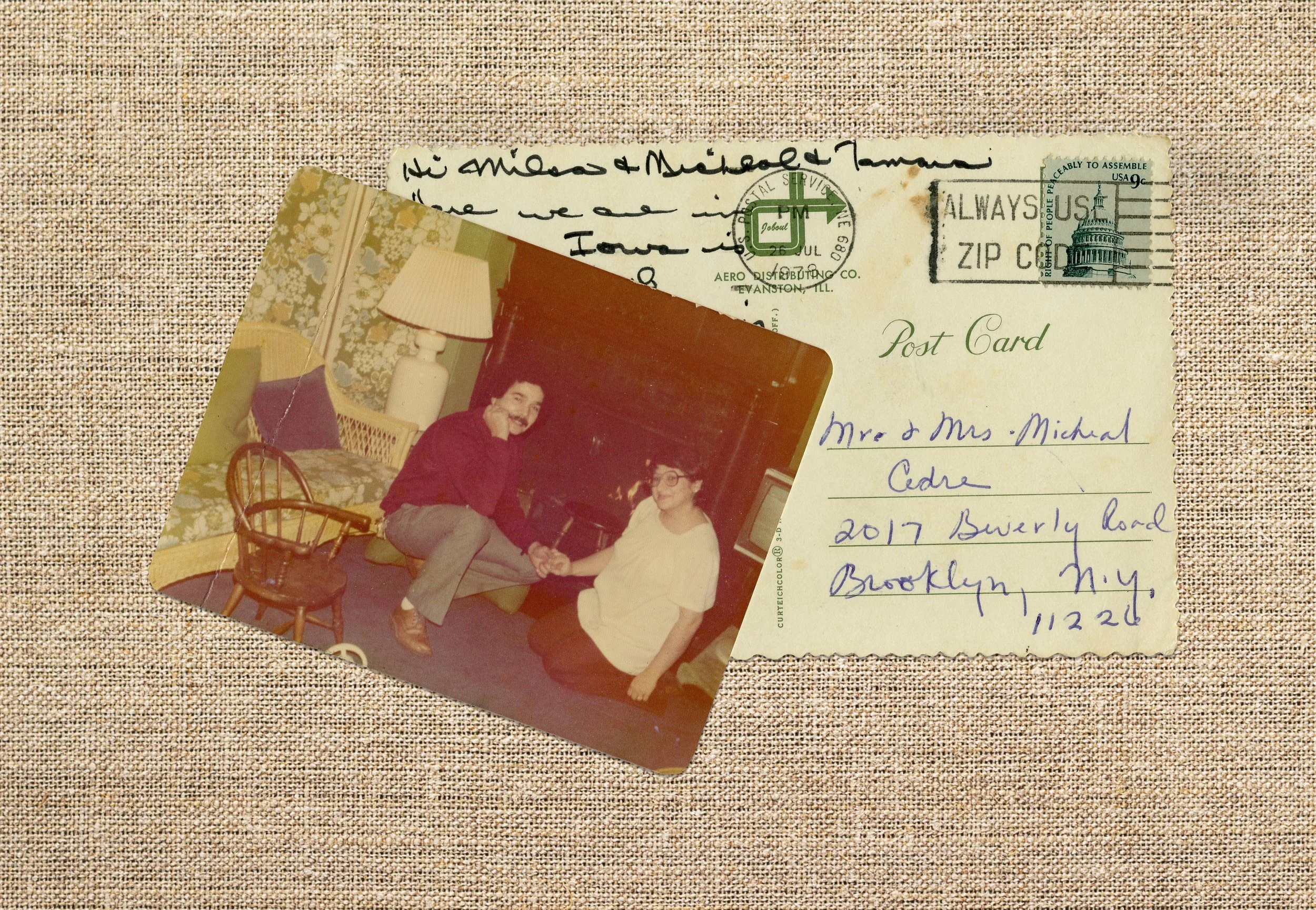  Correspondence to my parents in Brooklyn, 1978 