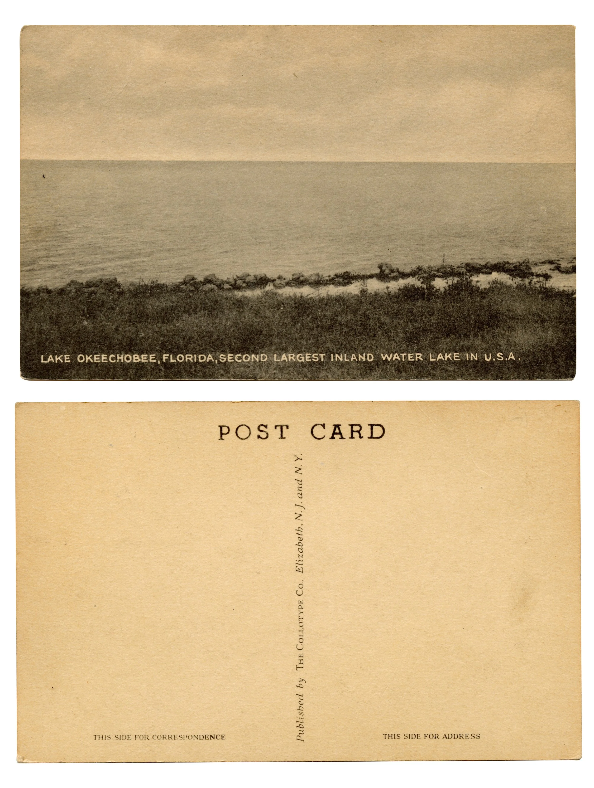  Postcard from Lake Okeechobee, 1935 