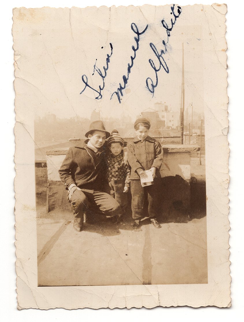  Great Uncle Titín and cousins Manuel and Alfredito in the Bronx, 1947 