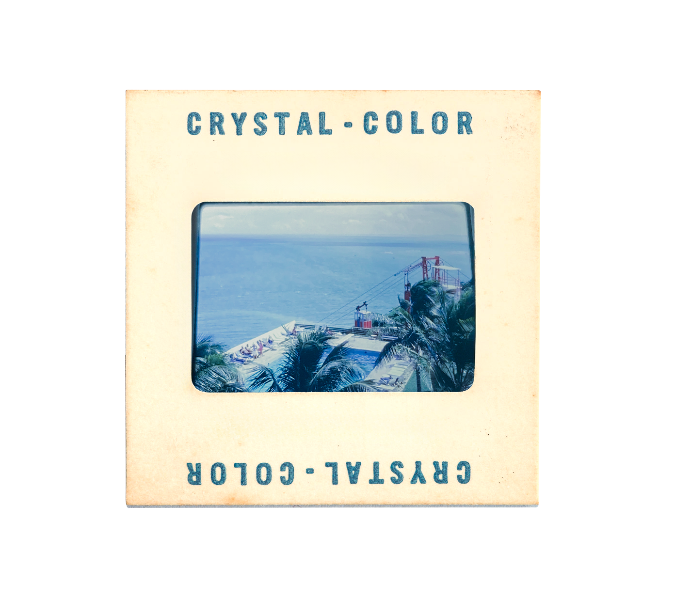  Fairmont San Juan Hotel, Isla Verde, found color slide, 1963 