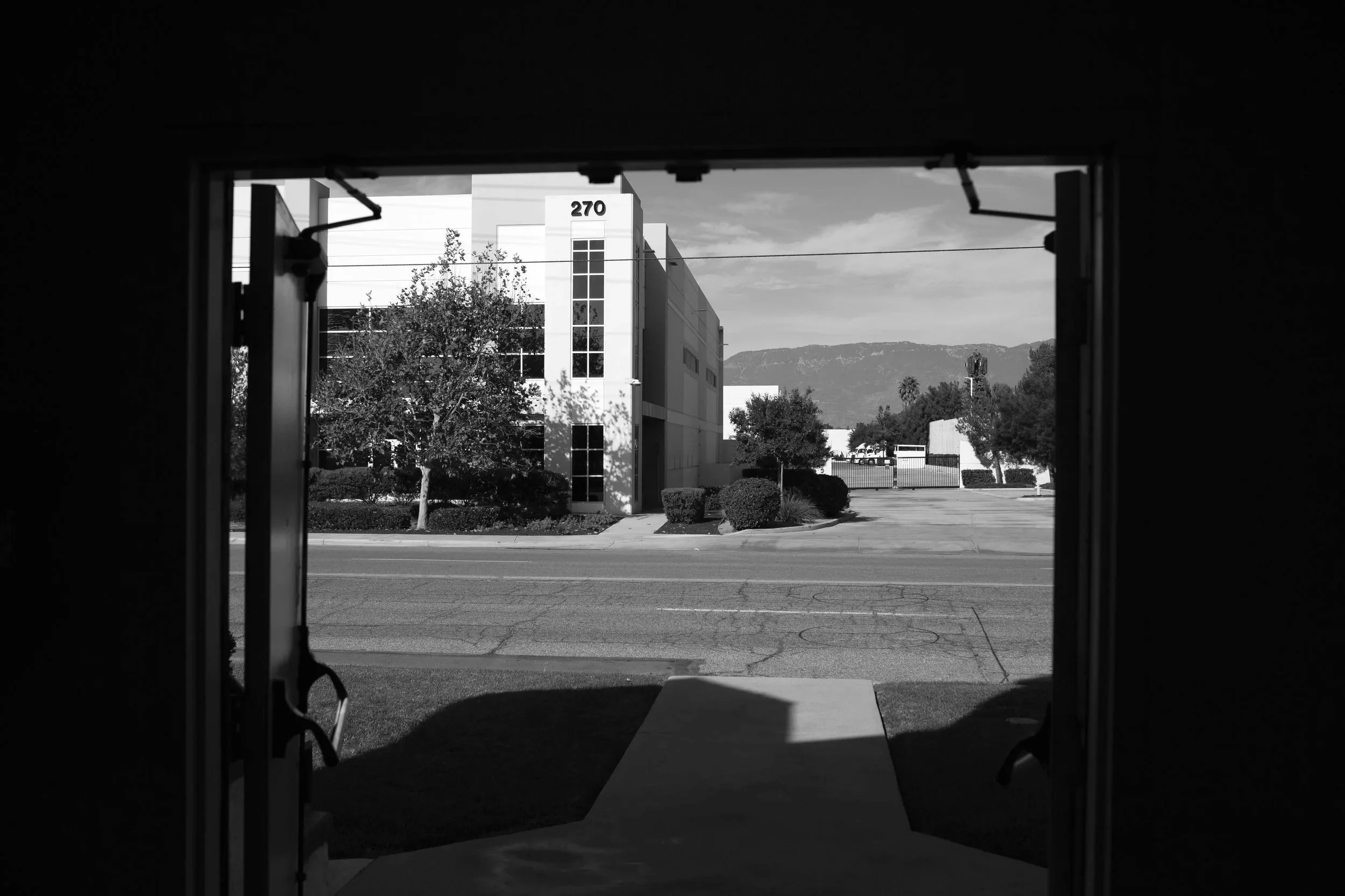  Church Doors Opening Out to Warehouses, 2024 