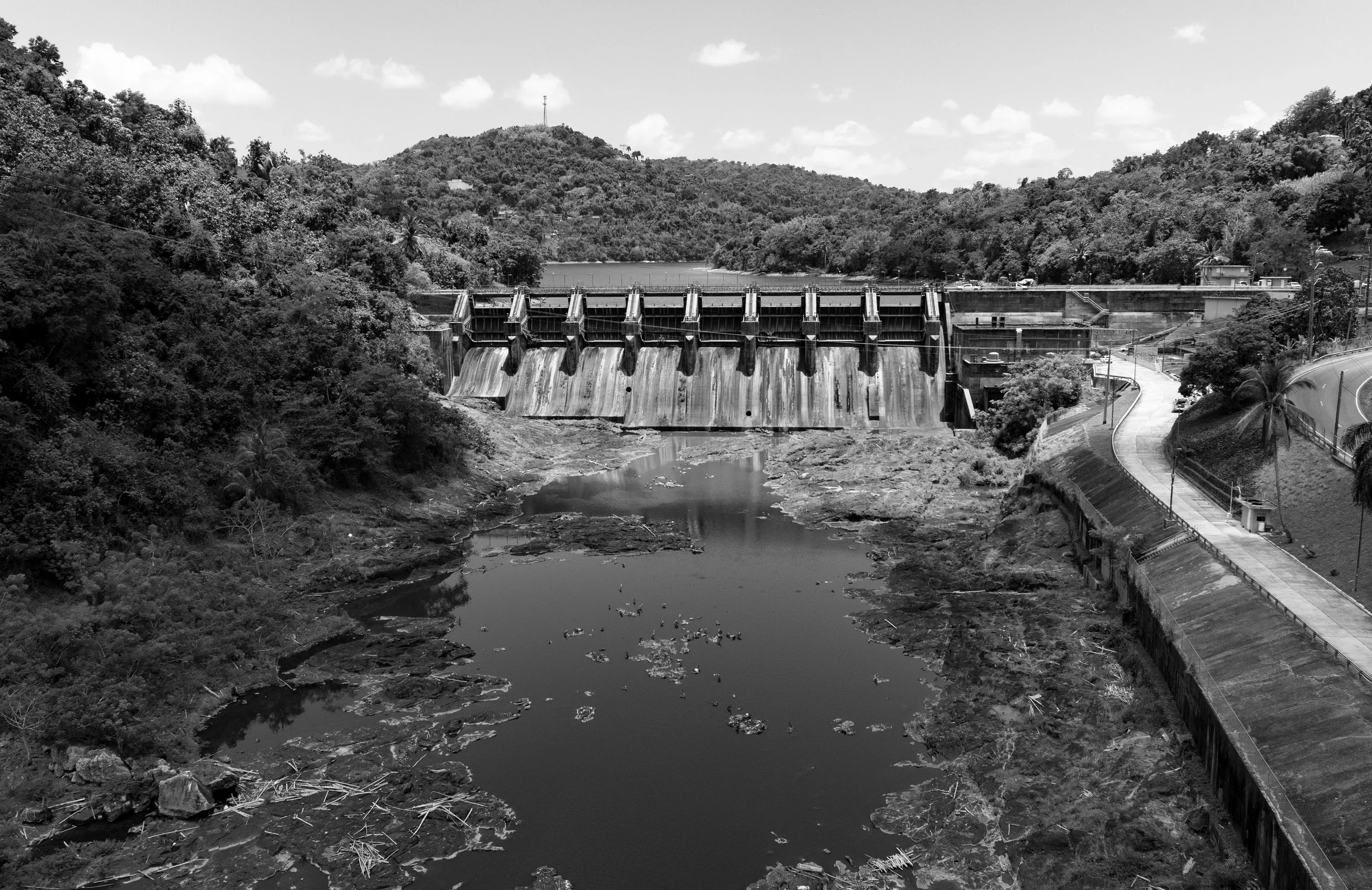  Carraizo Dam (Loiza Dam) during drought, Trujillo Alto, 2026  