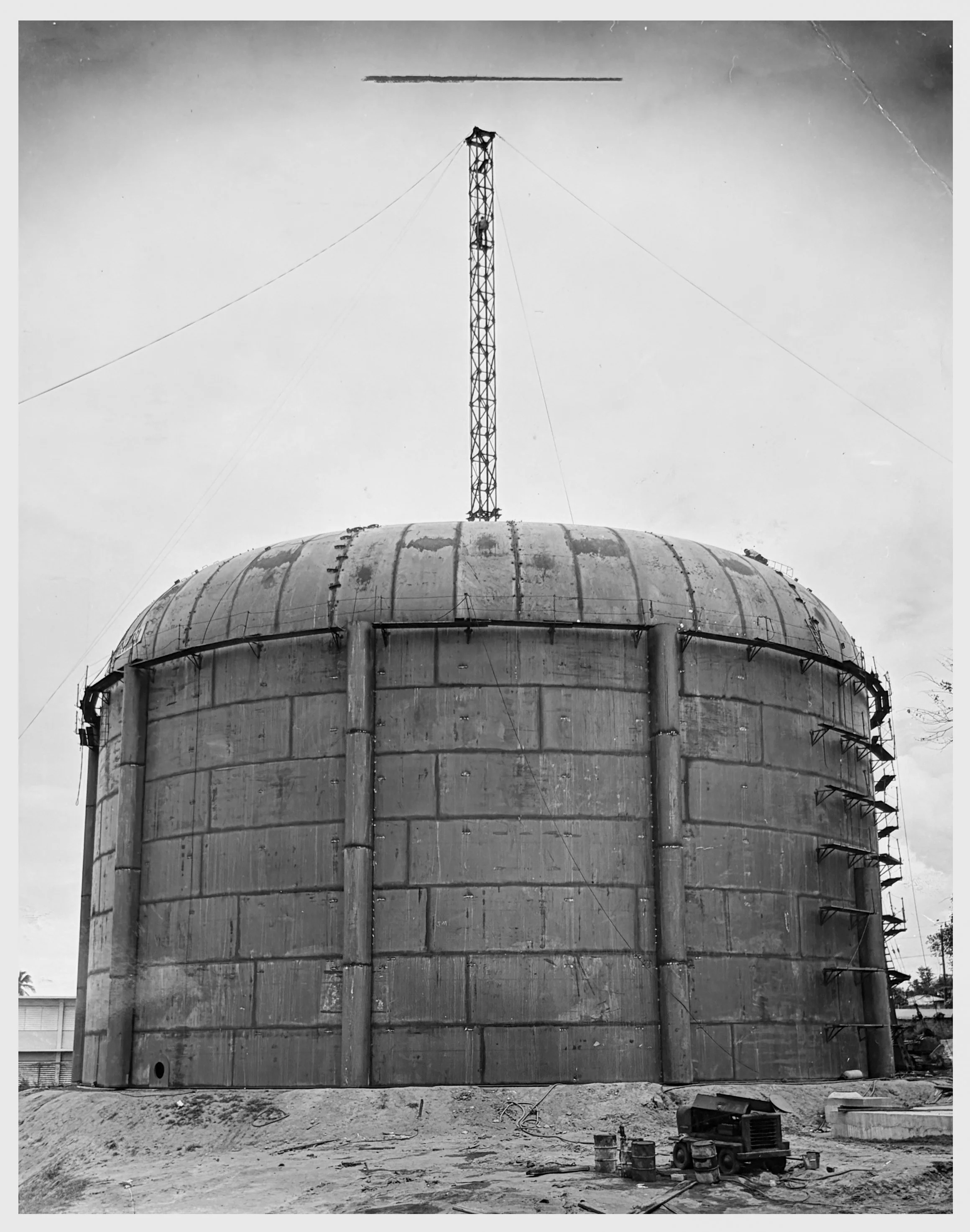  A water tank installed by PRASA, Santurce, 1964 
