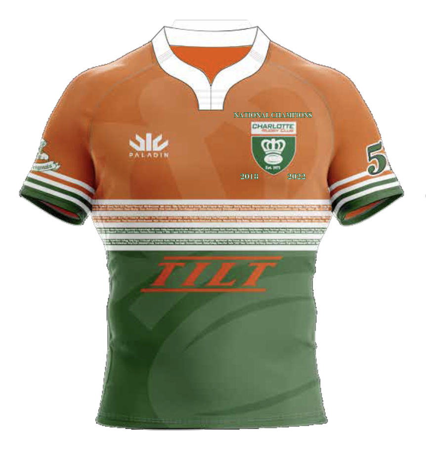 50th Anniversary Jersey with Nationals Badge PRE ORDER — Charlotte Rugby  Football Club