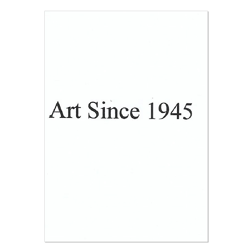 Art Since 1945