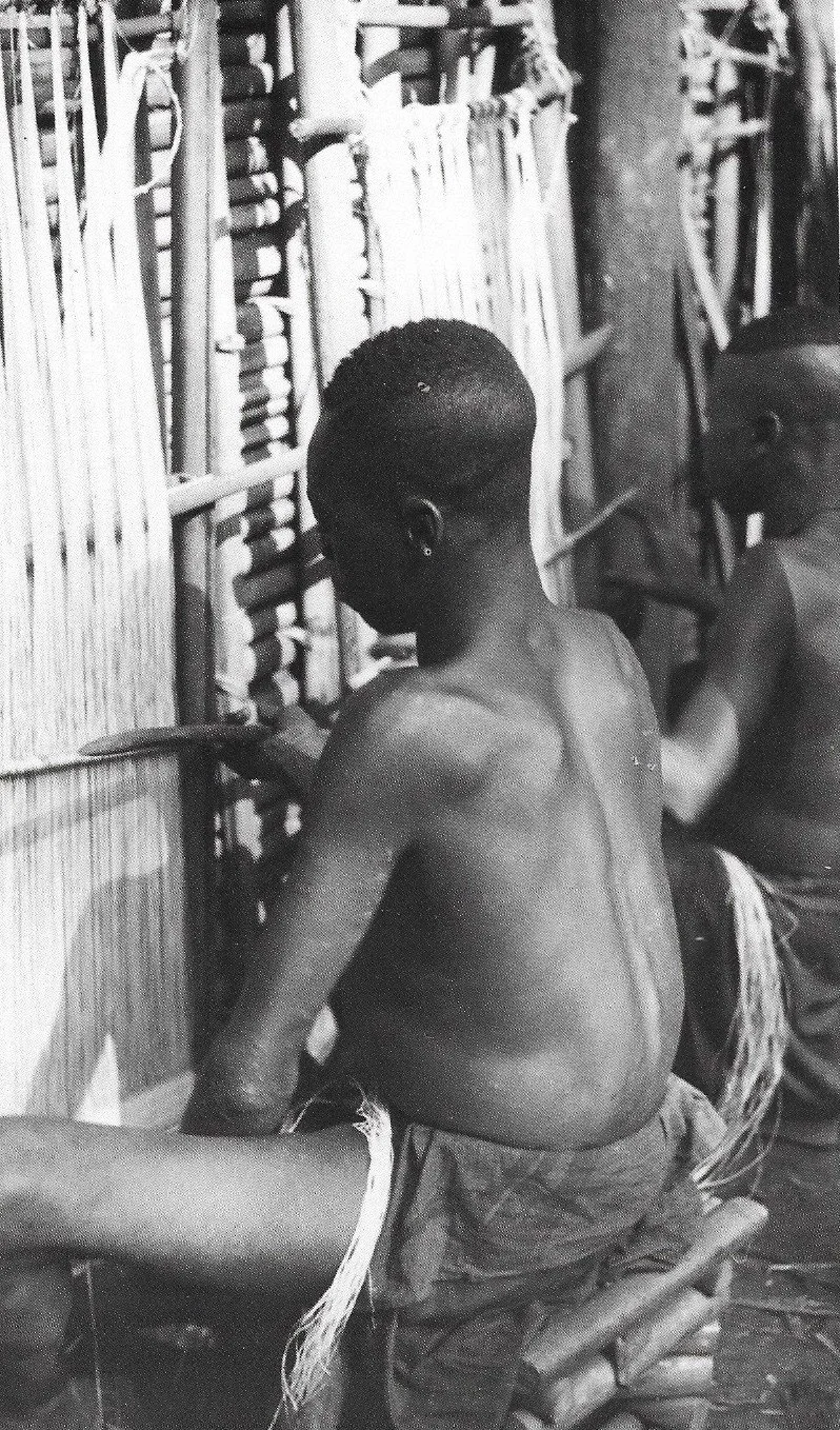 Fig. 3  Raffia weavers of the Ndop Plain. 