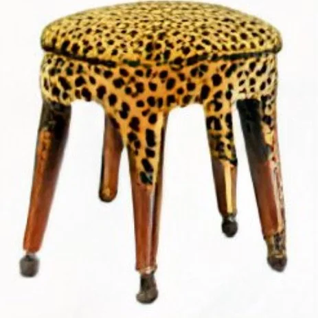 Leopard Stool
