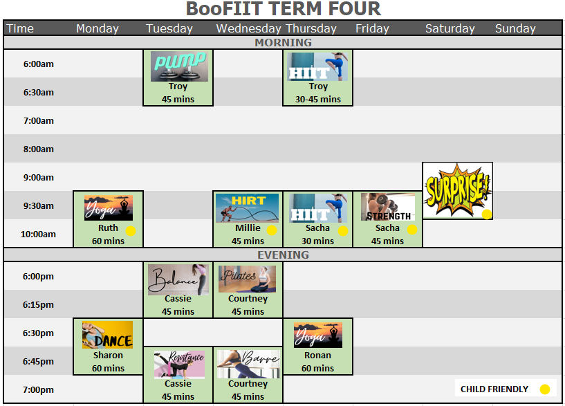 TERM FOUR 5 OCTOBER 2020 - 19 DECEMBER 2020
