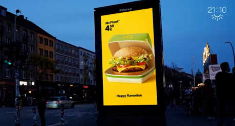 McDonald’s Ramadan Billboard Campaign Only Revealing Food After Sunset