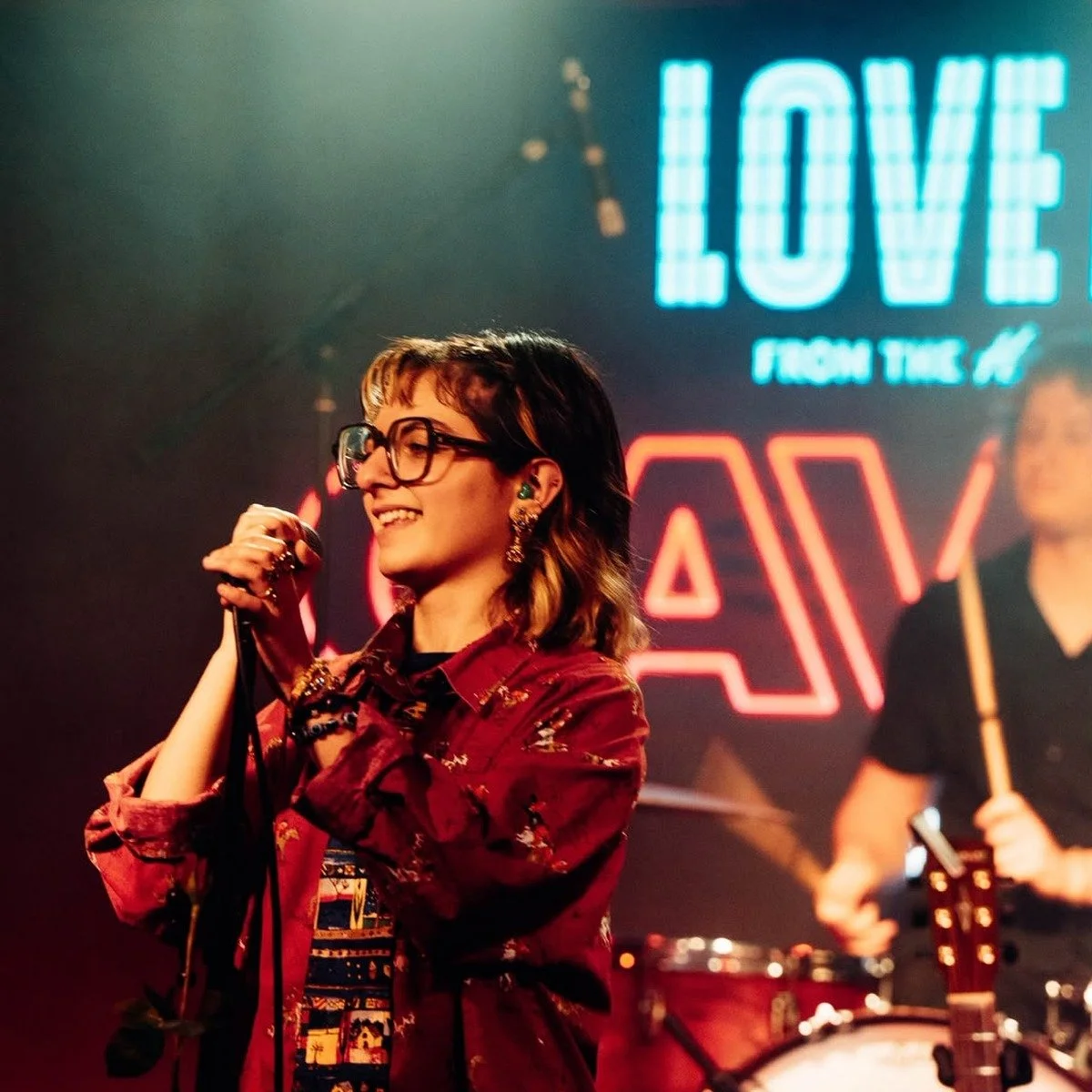 Zara Nixon, piano and singing tutor in Manchester, performing live at The Cavern Club, Liverpool