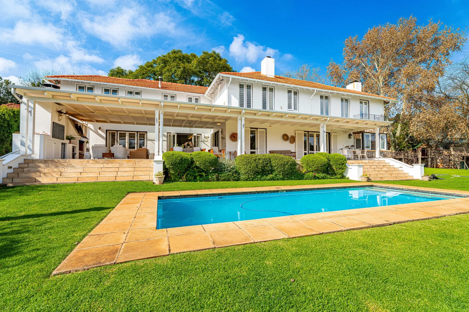 Westcliff family home with pool and covered veranda