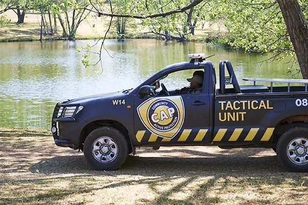 Cap Seurity Car in Johannesburg Zoo Lake Park