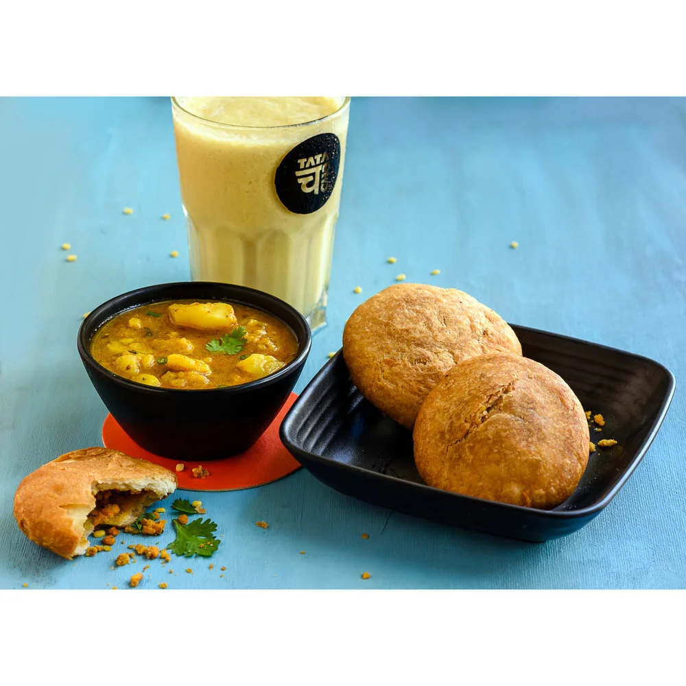 Aaloo and Kachori Food Photography, Tata Cha, Bangalore, India