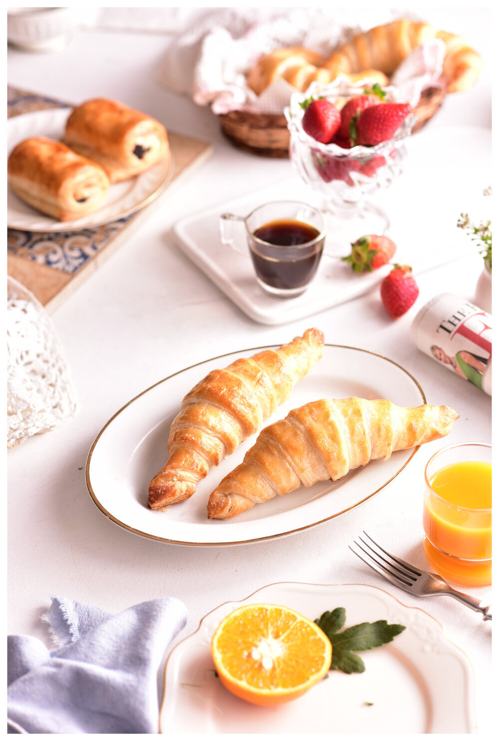 croissant Food Photography Bangalore India 4burner studio