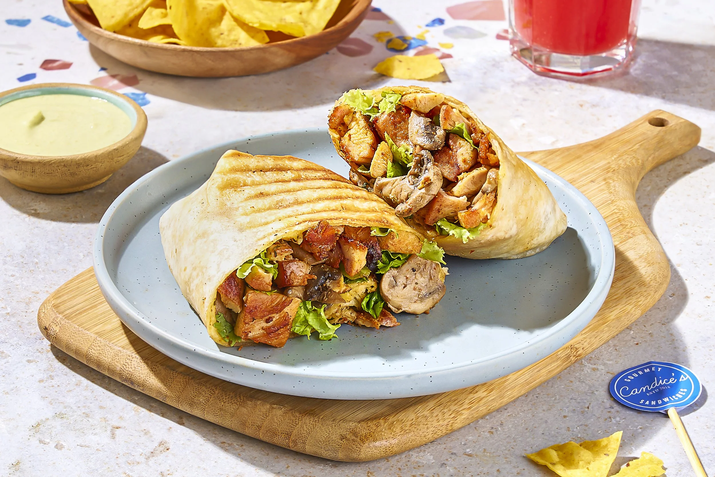 Chicken & Mushroom Mojo Grilled Wrap.jpg