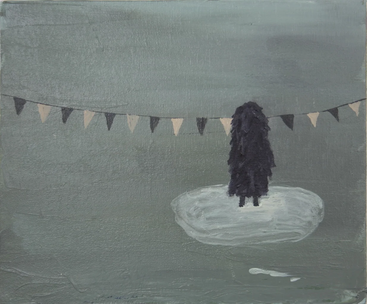 Paddling Pool, oil on canvas, 2011