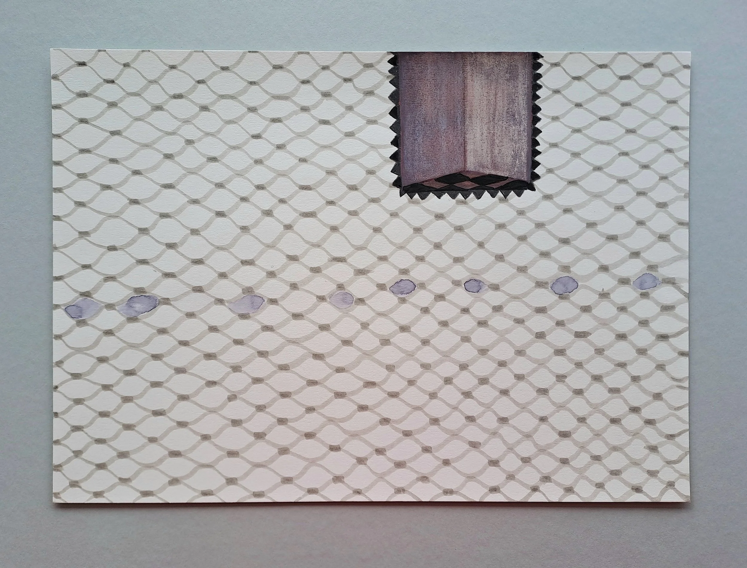 Flaneur 3, Waterclour, Pencil and Pen on Paper, 21 x 30 cm, 2023