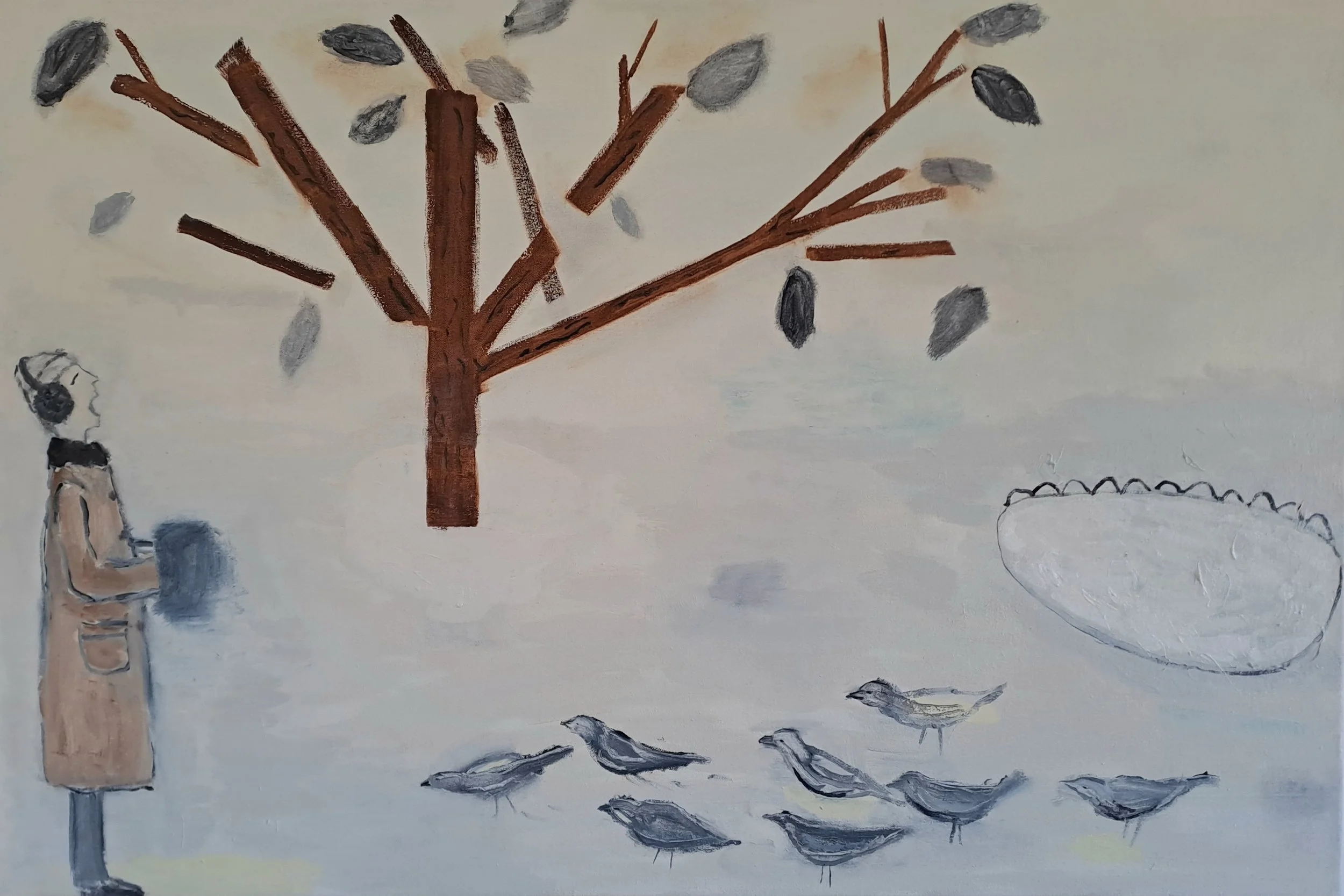 Singer, Oil on Canvas, 61 x 92 cm, 2025