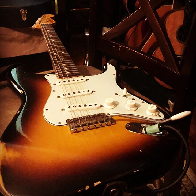 Happy #straturday from the Bathouse Recording Studio August 2019. Check out the title track Crack in the Blind from our upcoming LP.  More to come soon! #stratocaster #fender #indiemusic #cosmiccountry #torontoband #torontomusicscene #indie #guitarpo