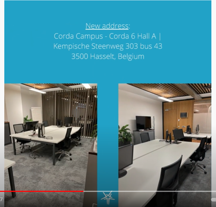 New address @ Corda Campus