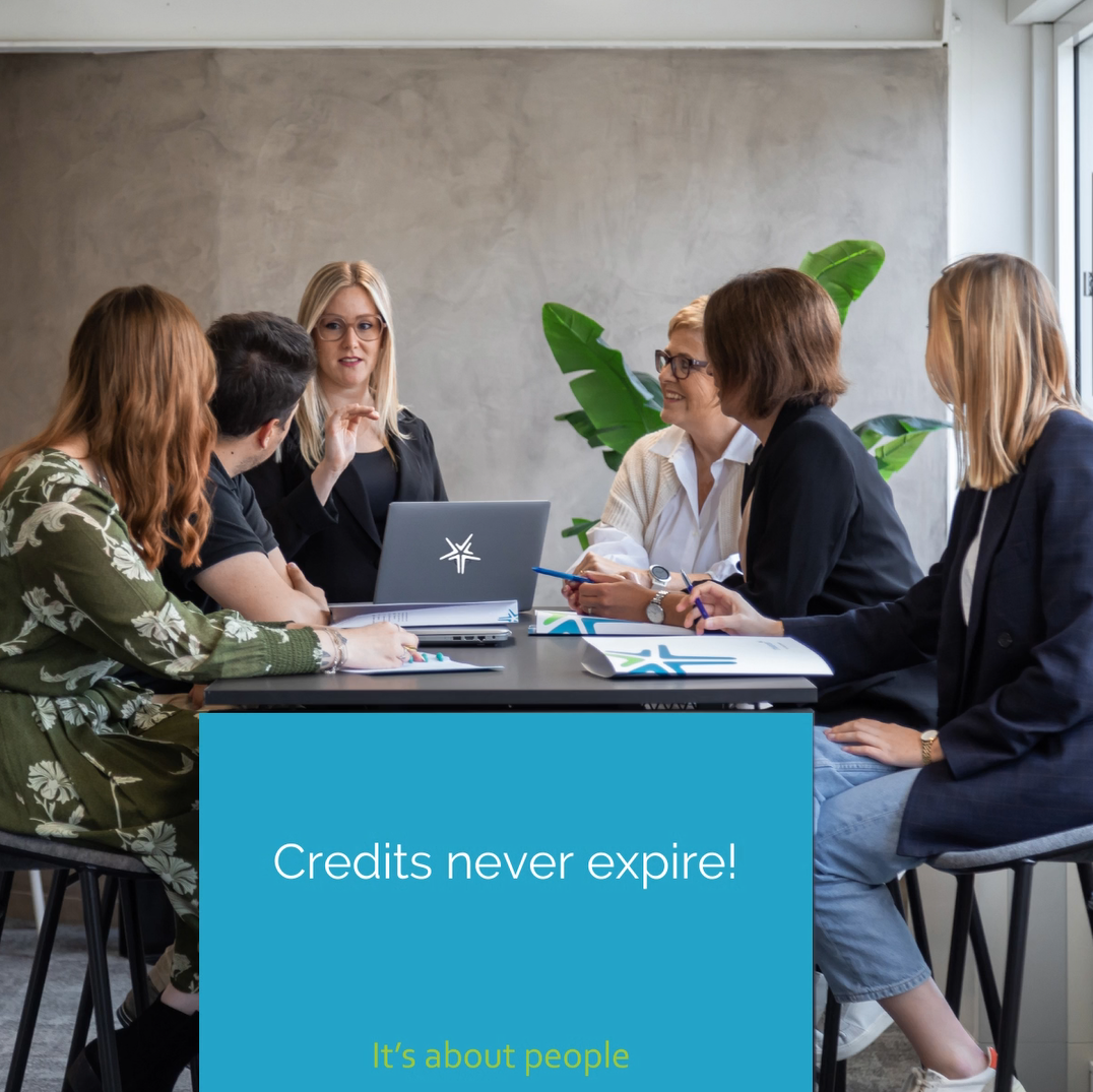 Credits never expire