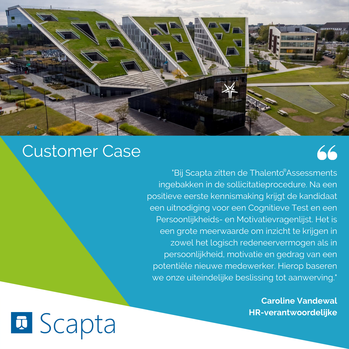 Customer Case - Scapta met HR-verantwoordelijke Caroline Vandewal