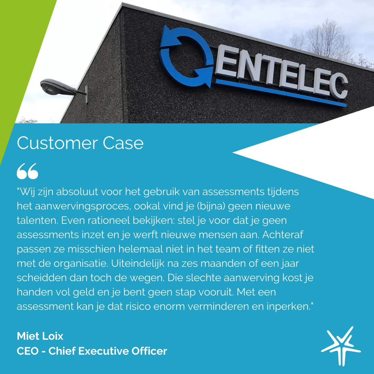 Customer Case - Entelec met CEO Miet Loix