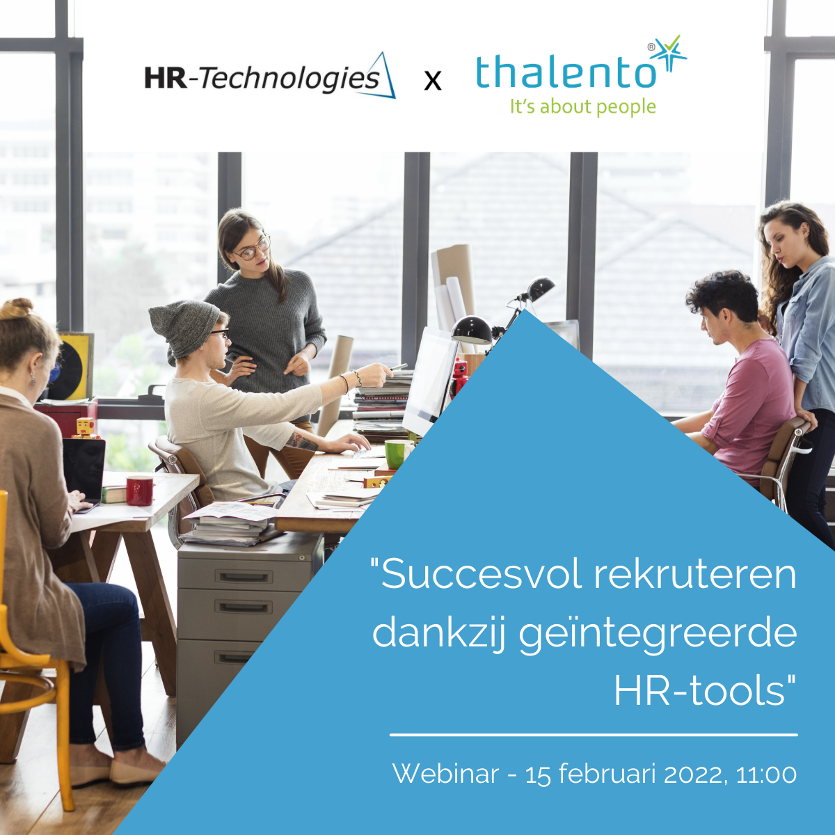Neem deel aan onze webinar ‘Succesvol rekruteren dankzij geïntegreerde HR-tools’