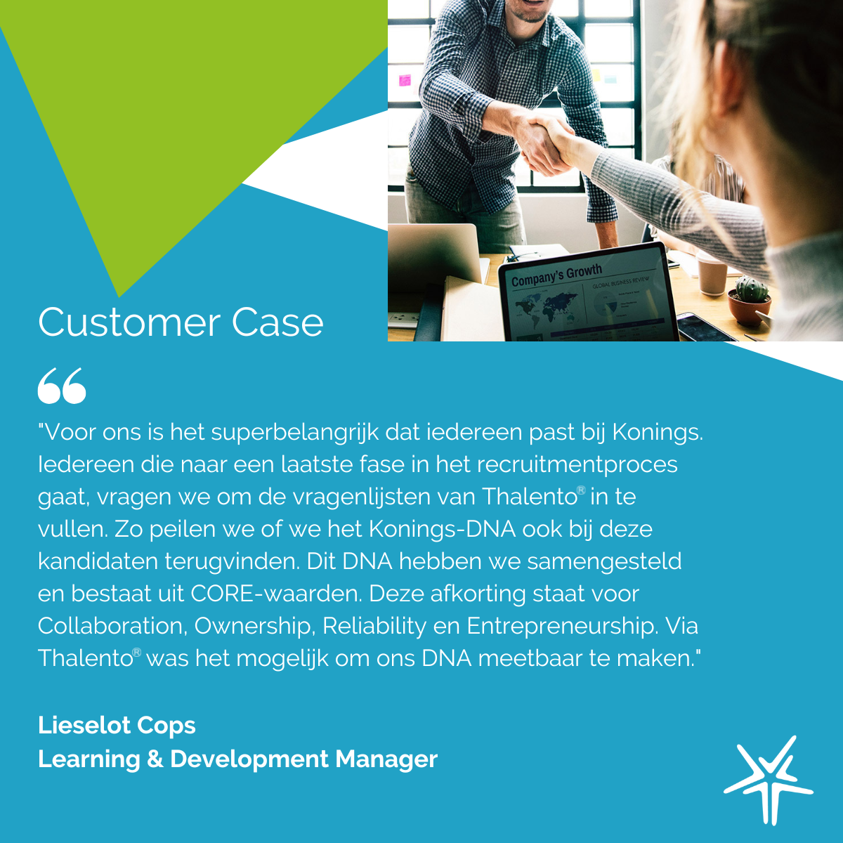 Customer Case - Konings met Learning &amp; Development Manager Lieselot Cops