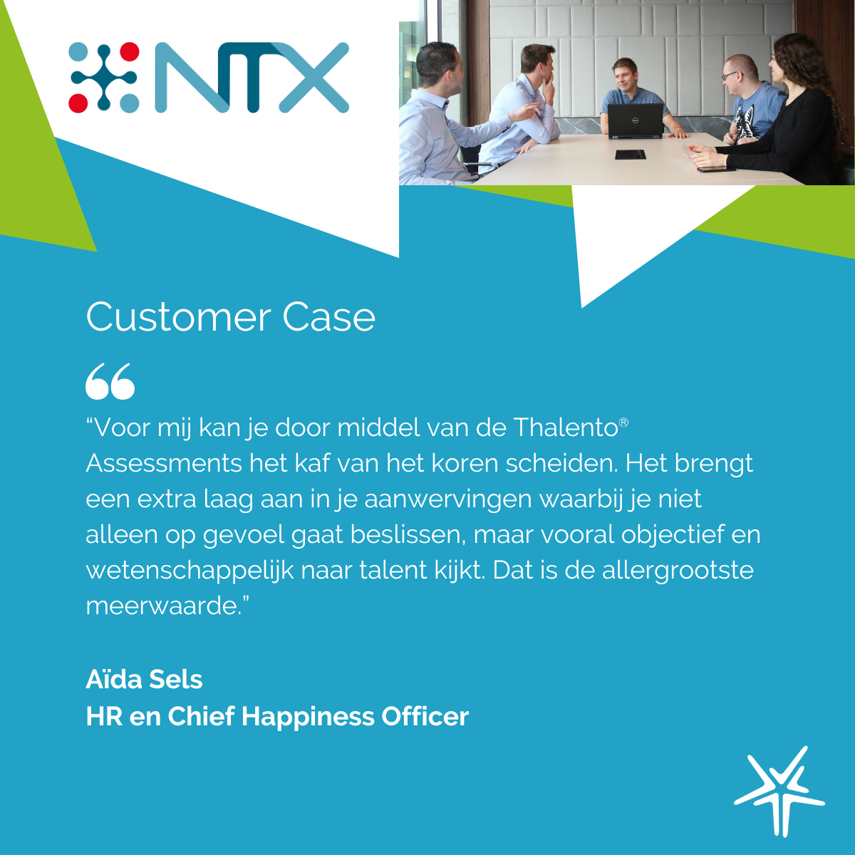 Customer Case - NTX met HR en Chief Happiness Officer Aïda Sels