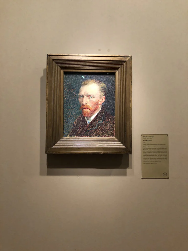 Van Gogh’s Self Portrait at the Art Institute of Chicago