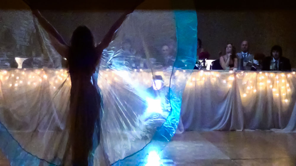 Wedding Belly Dance Performance with Wings, Hamilton