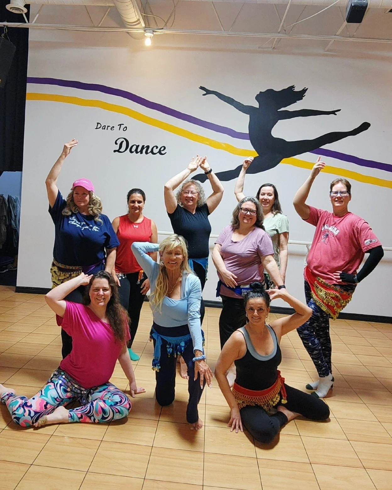Look how proud they are!! My Thursday Beginner Basics class started their choreo for gala last week, and I already know they'll rock it!!

#yallabaladi #hamiltonbellydance #hamiltonontario #adultdanceclass