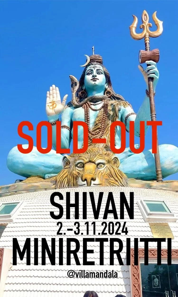 Yksi 1 hengen huone vapaana! 299€ / SHIVA-teeman minijoogaretriitti /